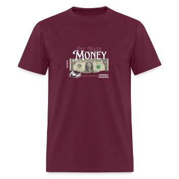 High quality T-shirts - Men's T-Shirt - burgundy - Front - Jose (178cm)