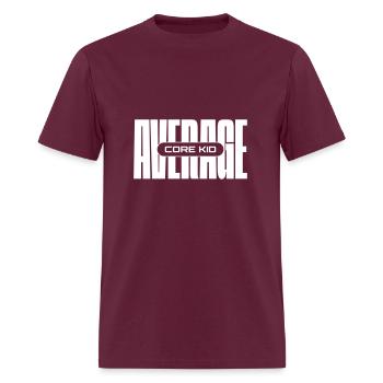 Average Core Kid - Men's T-Shirt - burgundy - Front - Jose (178cm)