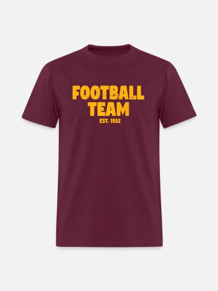 Football Team - Men's T-Shirt - burgundy