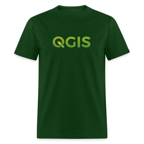 qgis_600dpi_transp_bg - Men's T-Shirt