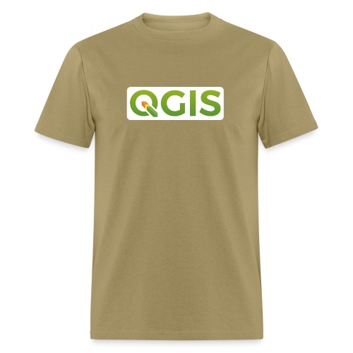 qgis_600dpi_white_bg - Men's T-Shirt