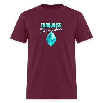Prospecting - Men's T-Shirt - burgundy - Front - Jose (178cm)
