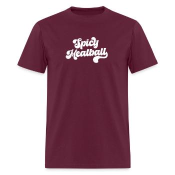 Spicy Meatball - Men's T-Shirt - burgundy - Front - Jose (178cm)