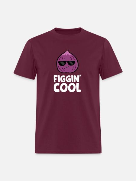 Fig Pun Figgin Love Figs - Men's T-Shirt - burgundy