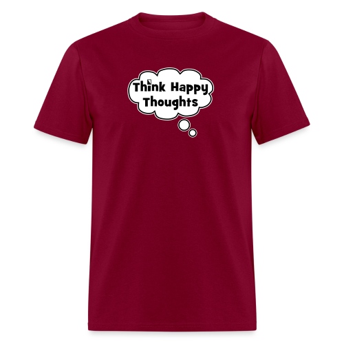 Think Happy Thoughts Bubble - Men's T-Shirt