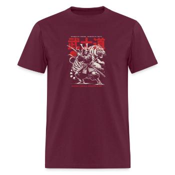 L’héritage du Bushido - T-shirt Homme - bordeaux - Devant - Jose (178cm)