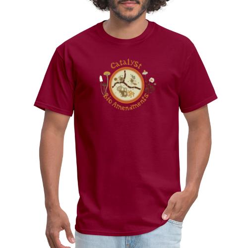 Catalyst BioAmendments microscope logo - Men's T-Shirt