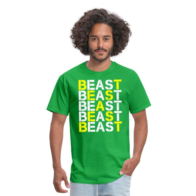 All Beast Bold distressed logo
