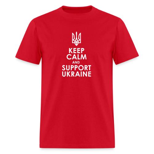 keep calm supportUkraine - Men's T-Shirt