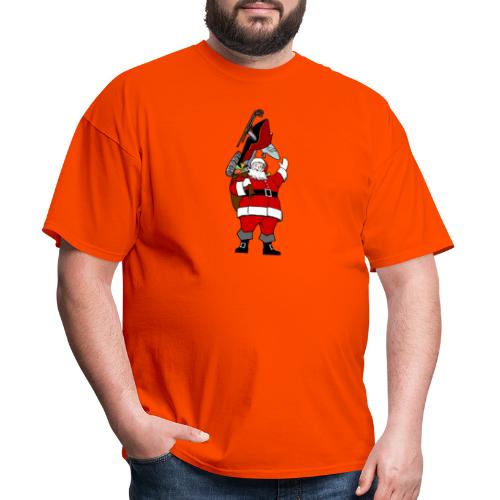 Snowmobile Present Santa - Men's T-Shirt