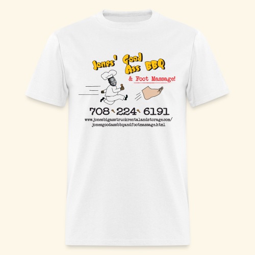 Jones Good Ass BBQ and Foot Massage logo - Men's T-Shirt