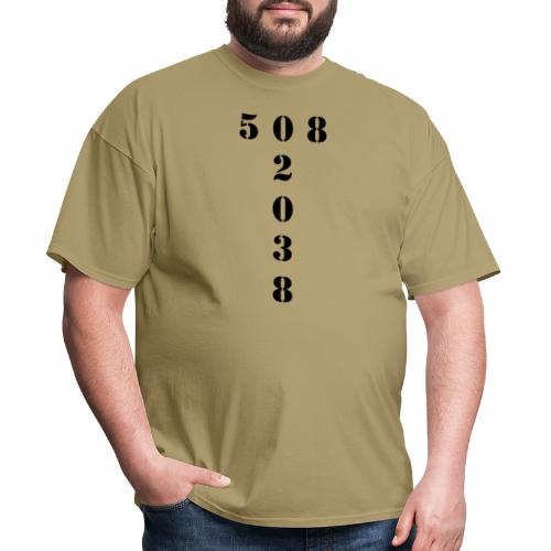 508 02038 franklin area/zip code - Men's T-Shirt