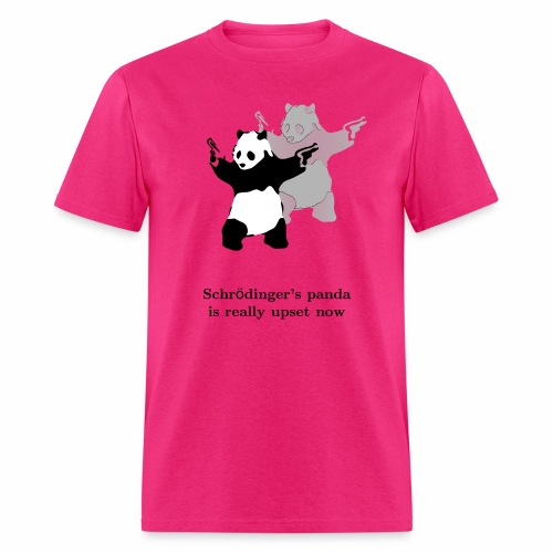Schrödinger's panda is really upset now - Men's T-Shirt