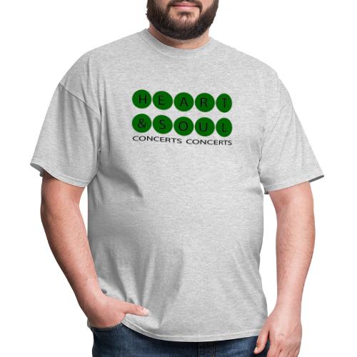 Heart & Soul Concerts Bubble green & black horizon - Men's T-Shirt