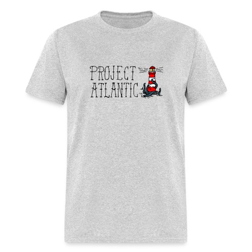 Project Atlantic Lighthouse Logo - Men's T-Shirt