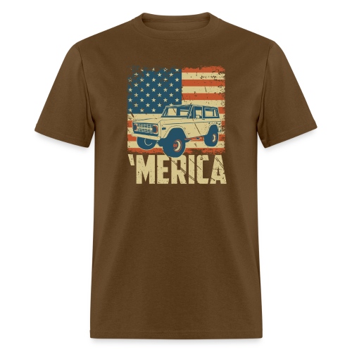 Bronco Truck 'merica Classic Off-Road T-shirt - Men's T-Shirt