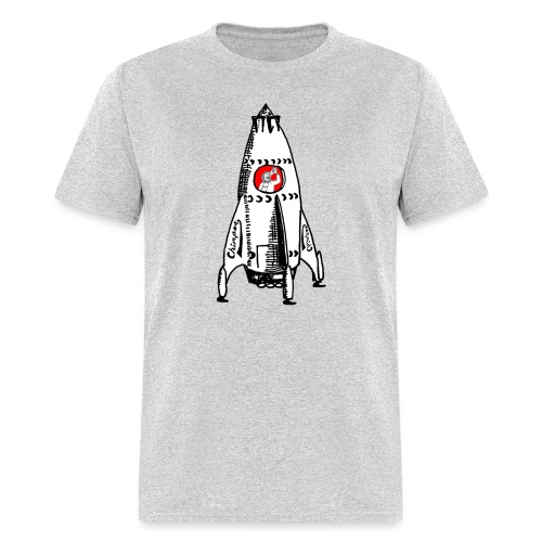 Rocketship Chimpo - Men's T-Shirt