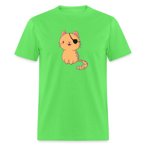 Cat with 3D glasses doing Vision Therapy! - Men's T-Shirt