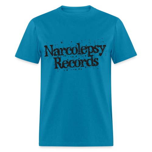 Narcolepsy Records Logo/Black - Men's T-Shirt