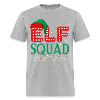 ELF SQUAD - Men's T-Shirt - heather gray - Front - Jose (178cm)