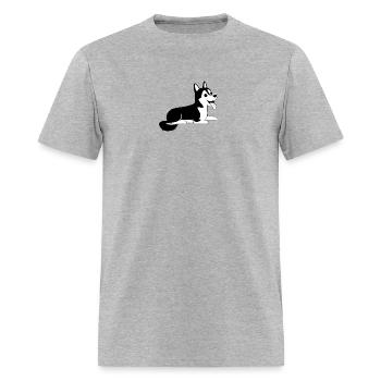 Husky - Men's T-Shirt - heather gray - Front - Jose (178cm)