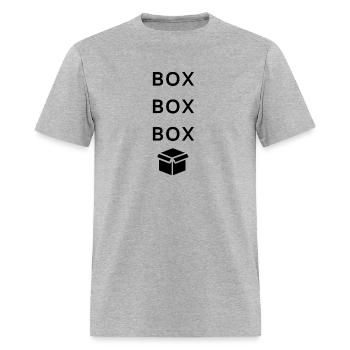 Box f1 funny - Men's T-Shirt - heather gray - Front - Jose (178cm)