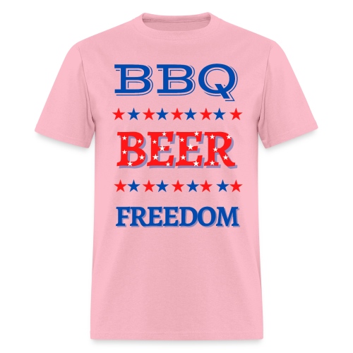 BBQ BEER FREEDOM - Men's T-Shirt