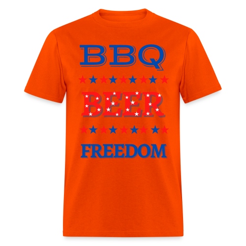 BBQ BEER FREEDOM - Men's T-Shirt