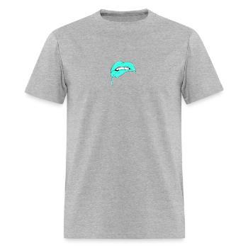 Chew it to the face of the mouth - Men's T-Shirt - heather gray - Front - Jose (178cm)