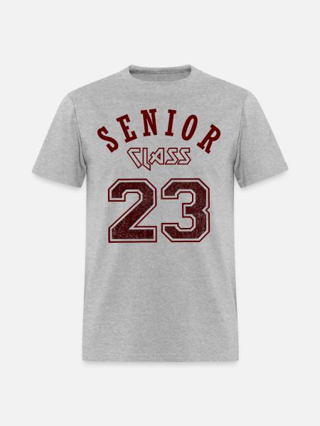 SENIOR CLASS OF 2023 SENIOR SWAG - 23 SENIOR GIFTS - Men's T-Shirt - heather gray