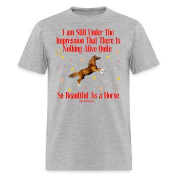 Beauty in Motion - Men's T-Shirt - heather gray - Front - Jose (178cm)