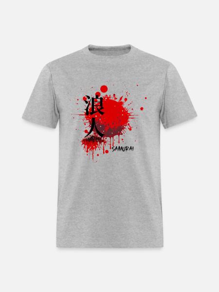 Blood of the Samurai - Men's T-Shirt - heather gray
