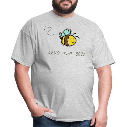 Save The Bees - Hand Sketch - Men's T-Shirt