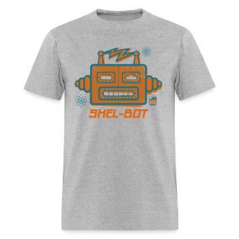 The Big Bang Theory Shelbot - Men's T-Shirt - heather gray - Front - Jose (178cm)