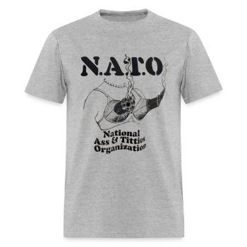 nato - Men's T-Shirt - heather gray - Front - Jose (178cm)
