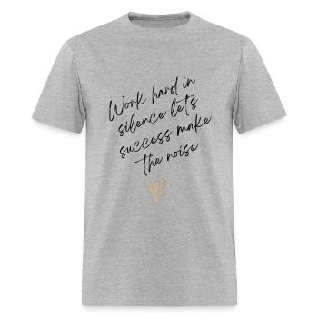 Motivation sentence - Men's T-Shirt - heather gray - Front - Jose (178cm)