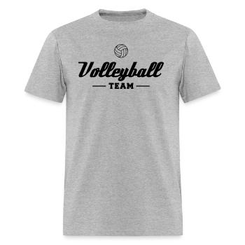Volleyball Team - Men's T-Shirt - heather gray - Front - Jose (178cm)