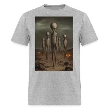 A dark vision - Men's T-Shirt - heather gray - Front - Jose (178cm)