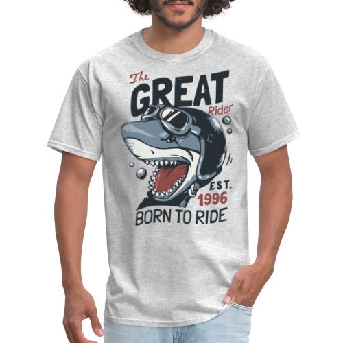 shark ride rider race - Men's T-Shirt