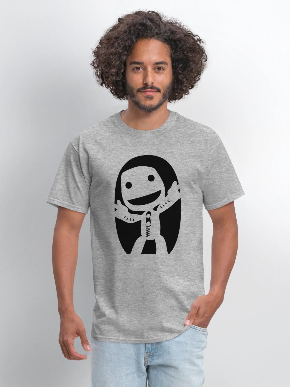 Little Big Planet - Men's T-Shirt - heather gray - Front - Jose (178cm)