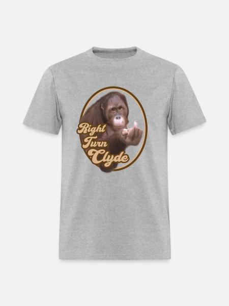 Right Turn Clyde Clint Eastwood Every Which Way - Men's T-Shirt - heather gray
