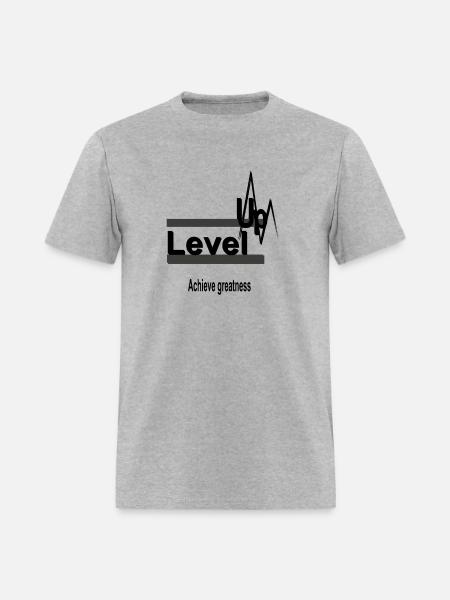 Level up - Men's T-Shirt - heather gray