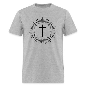 jesus christ - Men's T-Shirt - heather gray - Front - Jose (178cm)