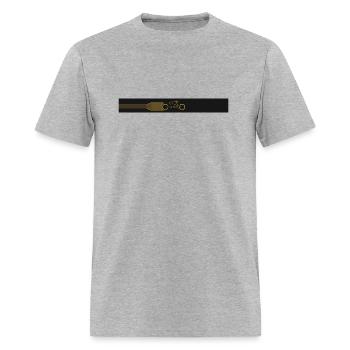 Héritage Tron - T-shirt Homme - gris chiné - Devant - Jose (178cm)