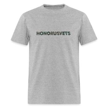 Honorusvets Make Camo Your Cause - Men's T-Shirt - heather gray - Front - Jose (178cm)
