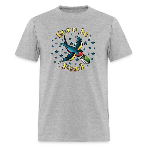 Born to Read Tattoo - Men's T-Shirt