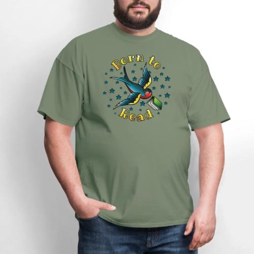 Born to Read Tattoo - Men's T-Shirt