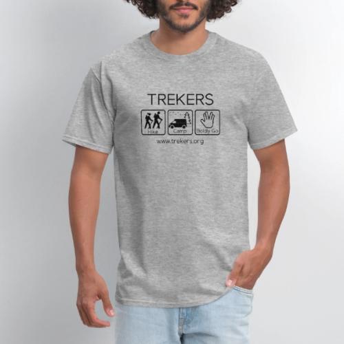 Trekers black logo - Men's T-Shirt
