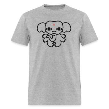 Baby Ganesha - Men's T-Shirt - heather gray - Front - Jose (178cm)