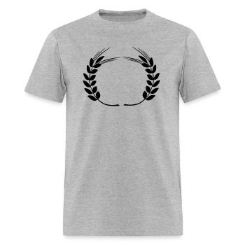 Couronne de maïs - T-shirt Homme - gris chiné - Devant - Jose (178cm)